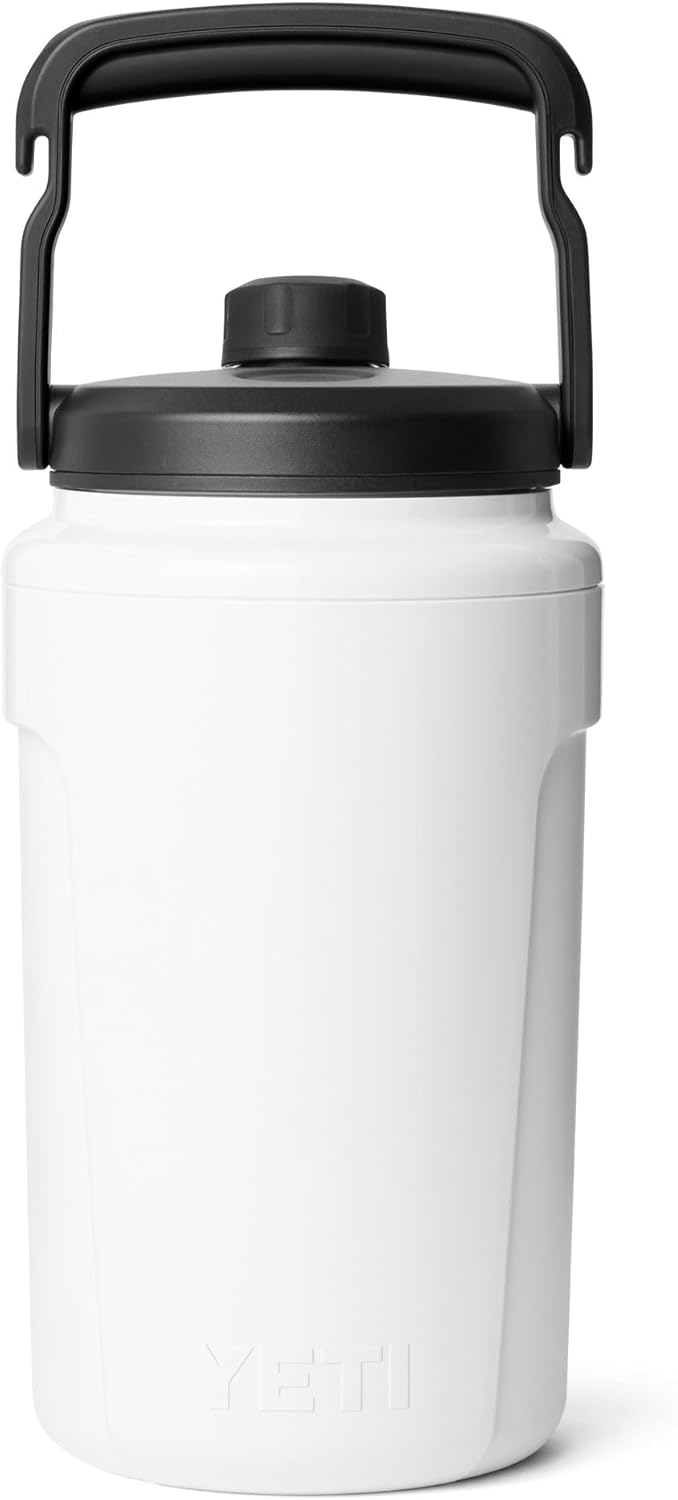 YETI Half Gallon Insulated Chug Cap Water Jug – Leakproof, Lightweight Sports Bottle with Fence Hook Handle – Keeps Drinks Ice-Cold – Ideal for Gym, Sports & Tournaments