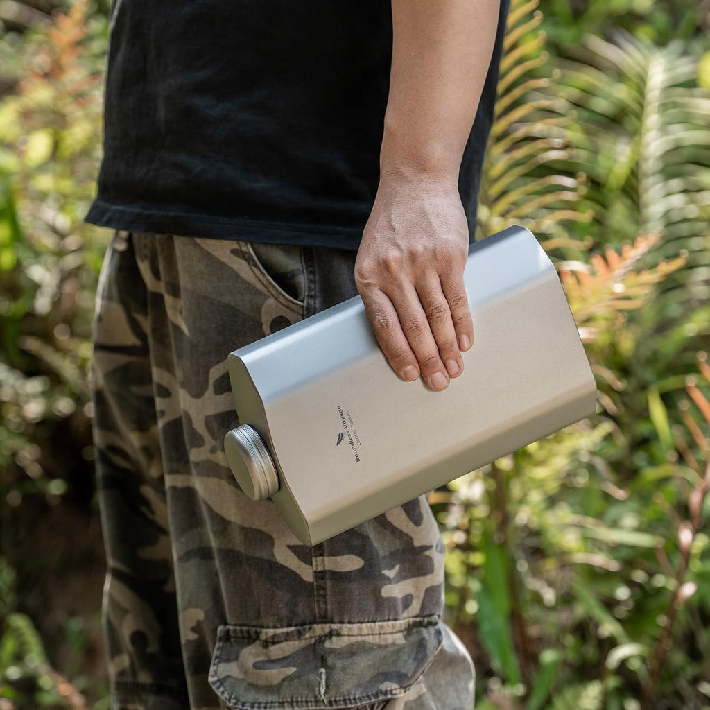 Boundless Voyage Titanium Water Bottle 84.55oz Big Capacity Sports Hydration Flask Drinking Bottle Water Jug for Gym, Fitness, Camping ti3004d