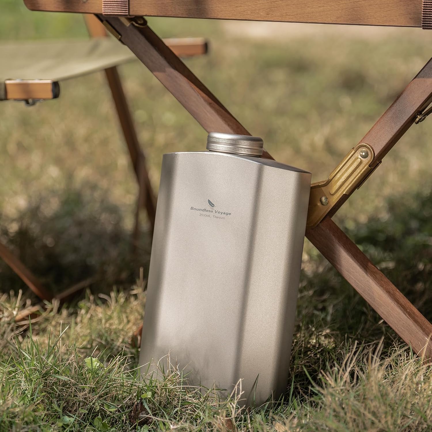 Boundless Voyage Titanium Water Bottle 84.55oz Big Capacity Sports Hydration Flask Drinking Bottle Water Jug for Gym, Fitness, Camping ti3004d